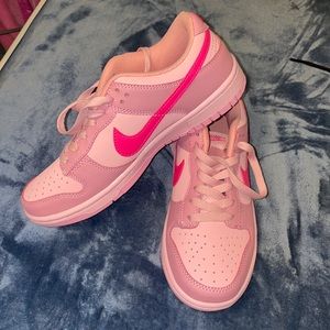 Nike all pink lows